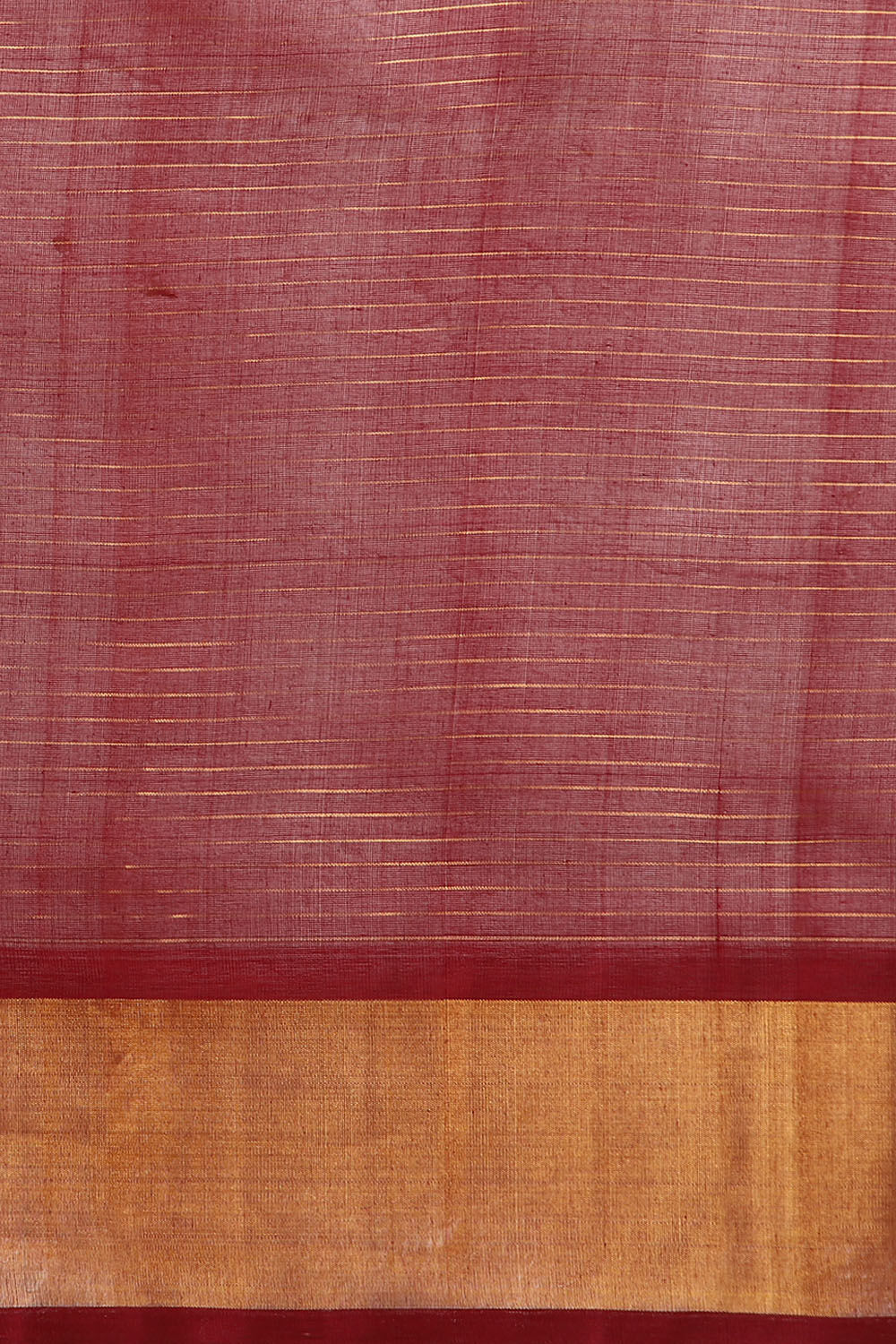 Dark Pure Red Cotton Venkatgiri Saree image number null