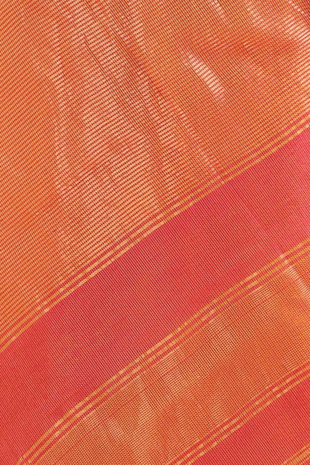 Yellow Pure Tissue Cotton Maheswari Saree image number null