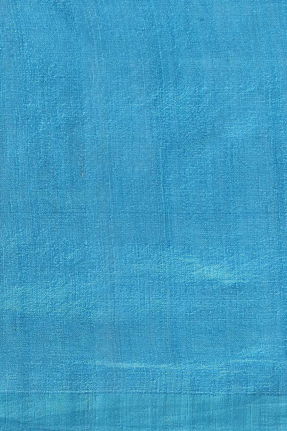 Blue Pure Silk Vanya Bengal Saree image number null