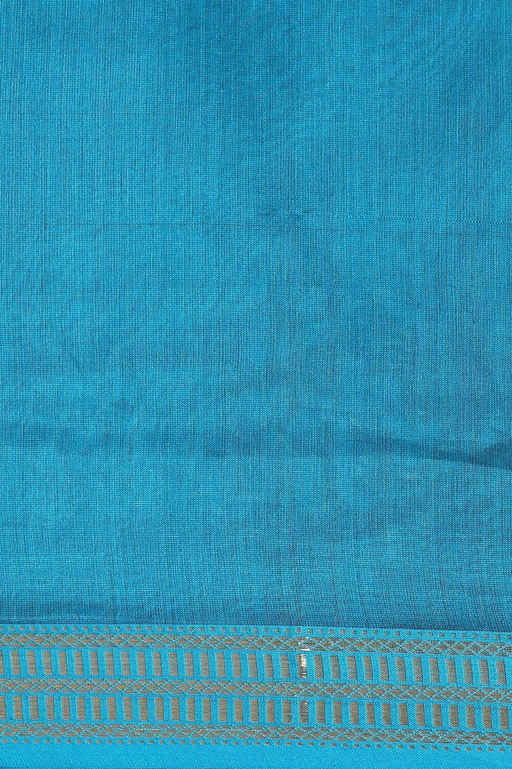 Black Pure Silk Cotton Maheswari Saree image number null