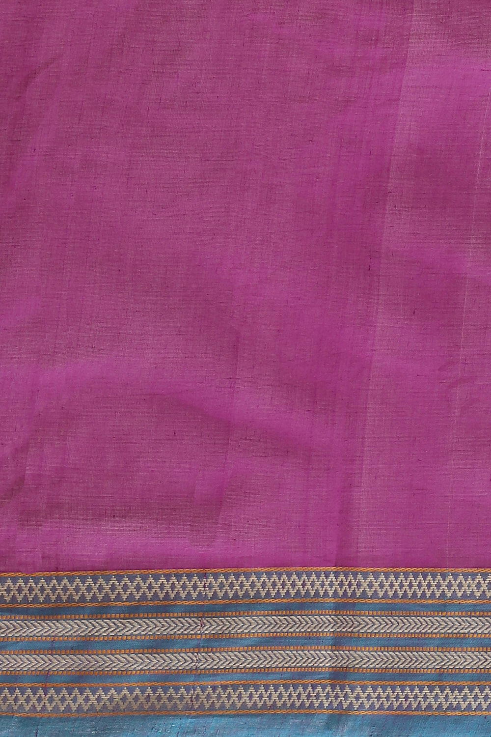 Purple Pure Cotton South Saree image number null