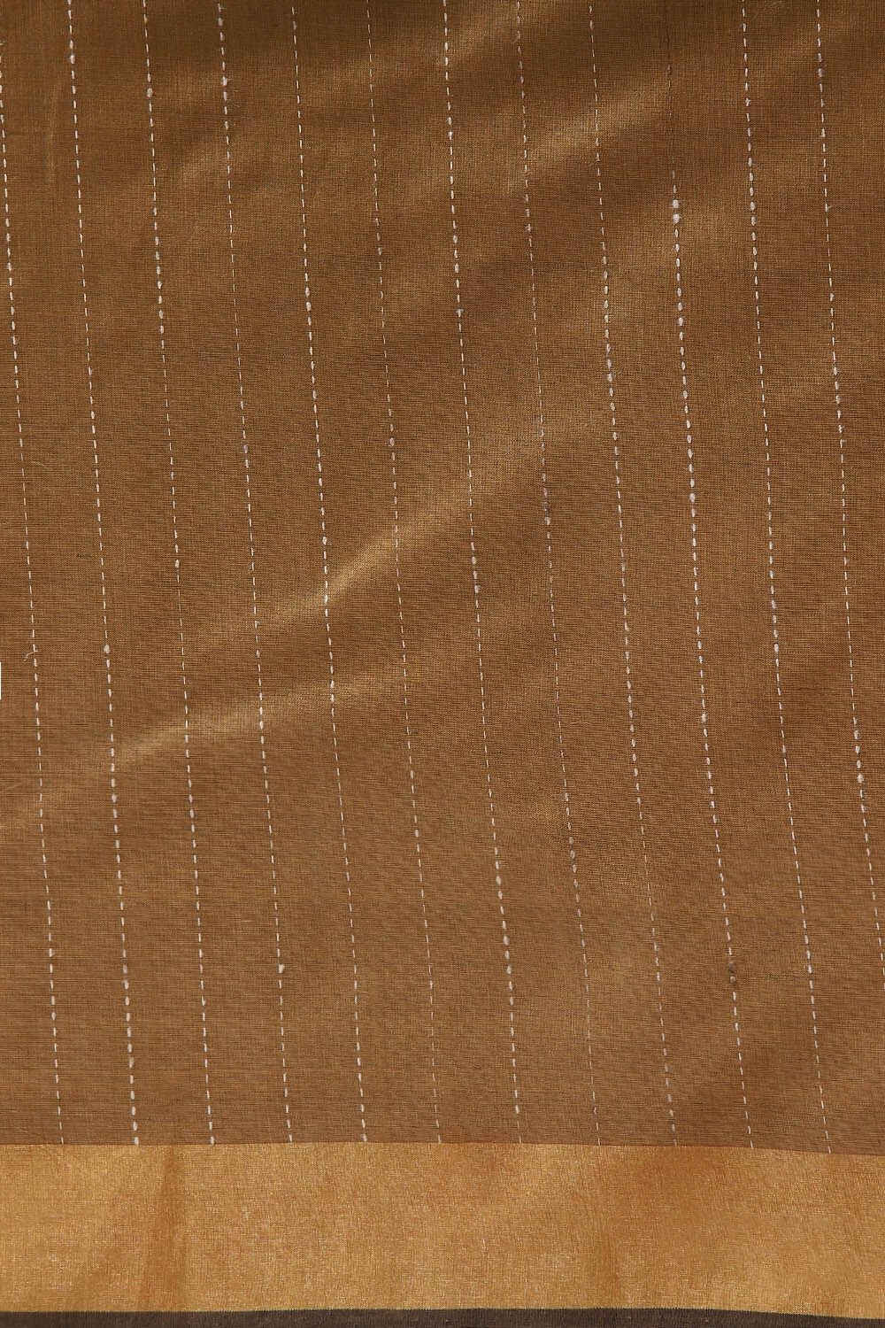 Brown Pure Tussar Silk Bhagalpuri Saree image number null