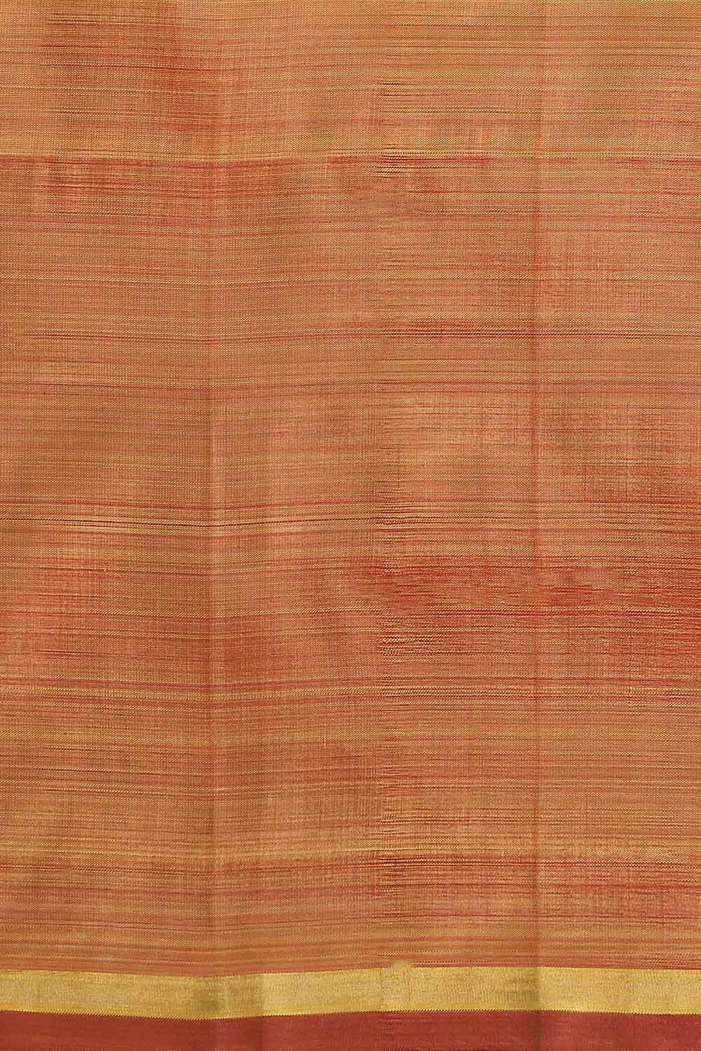 Yellow Pure Silk Kanjivaram Saree image number null