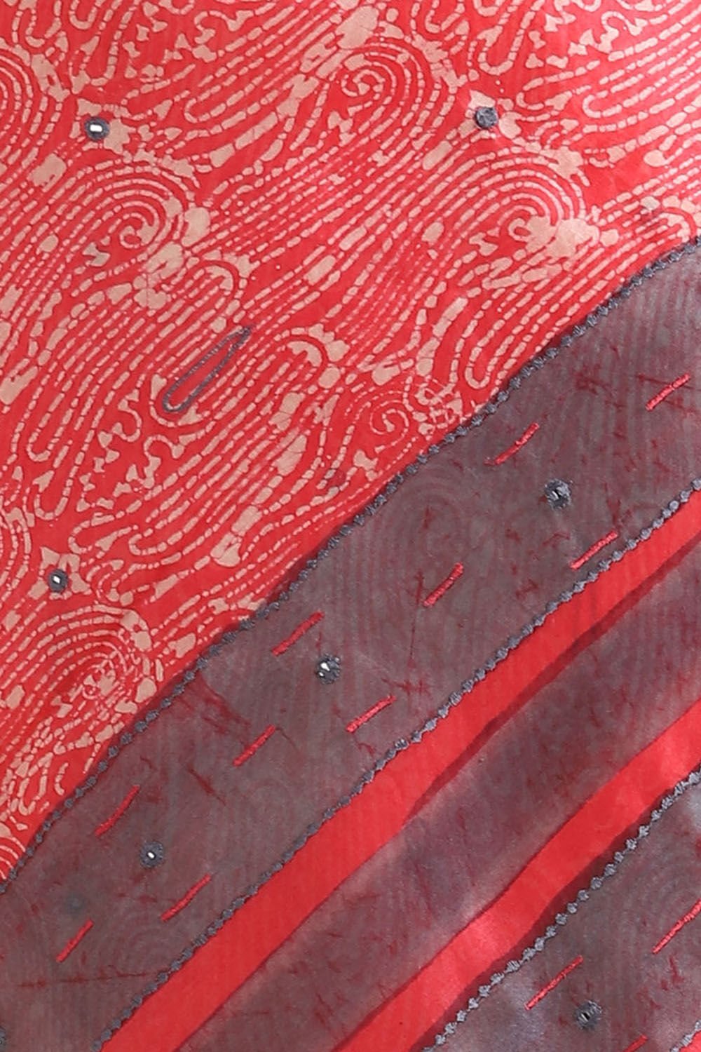 Pink Pure Silk Cotton Chanderi Saree image number null
