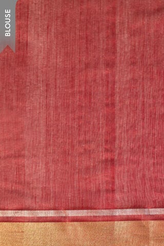 Red Woven Pure Silk Cotton Chanderi Saree thumbnail image number null