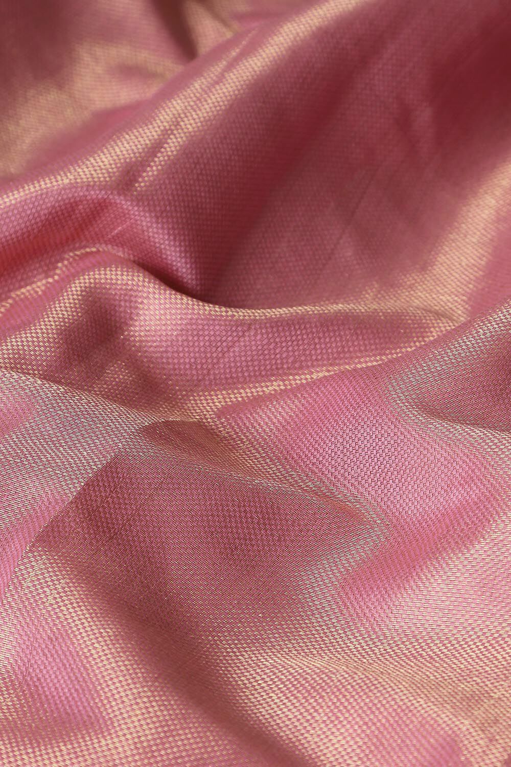 Light Pink Pure Silk Cotton Maheshwari Saree image number null