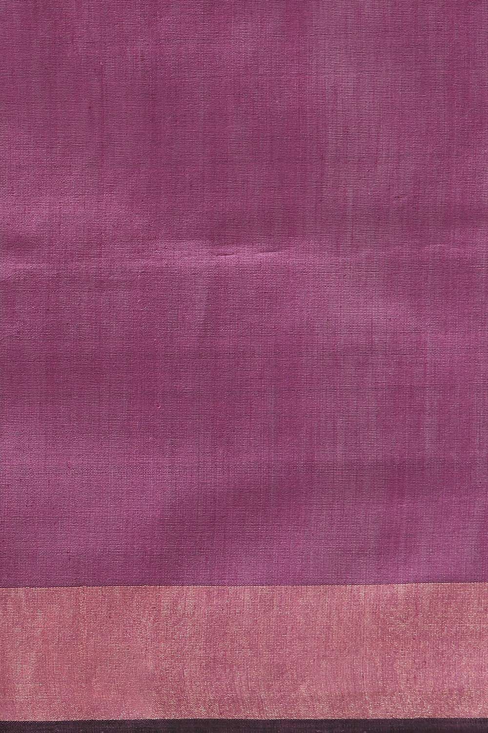 Yellow Pure Silk Viscose Bhagalpuri Saree image number null