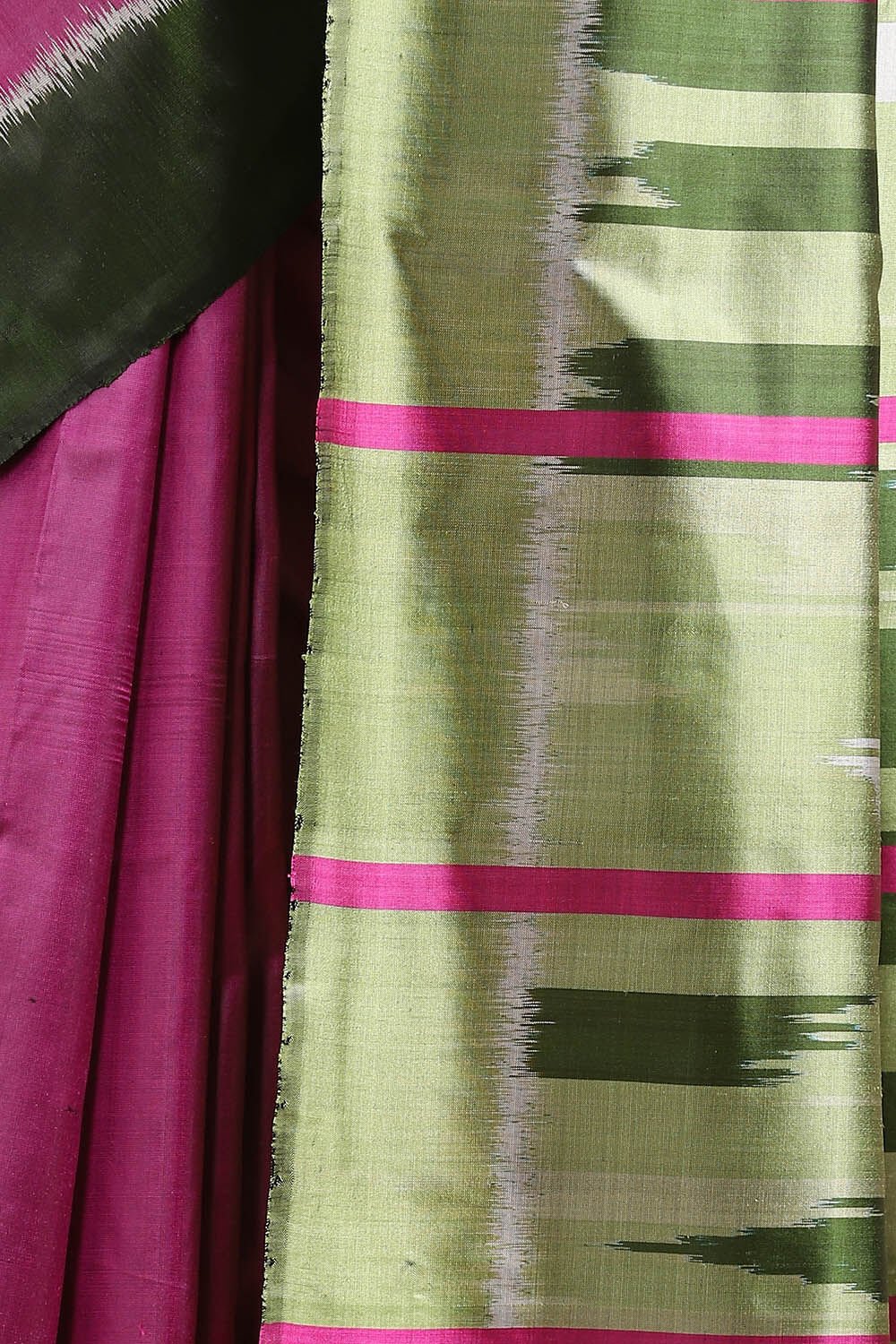 Violet Pure Silk Odissa Ikat Saree image number null