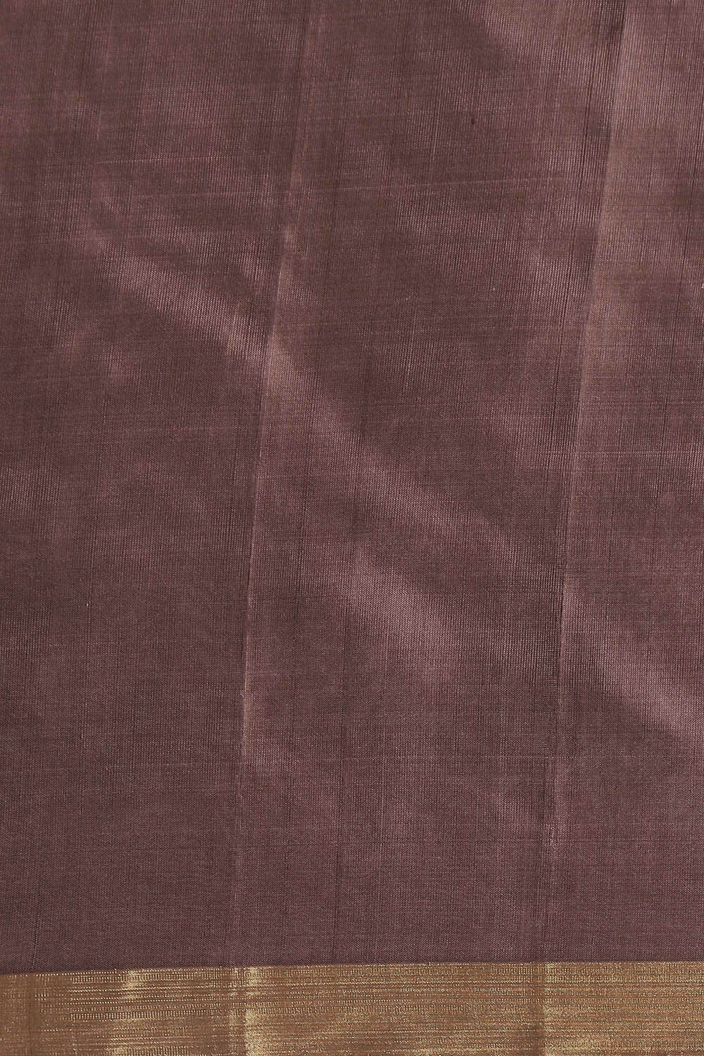 Brown Pure Silk South Saree image number null