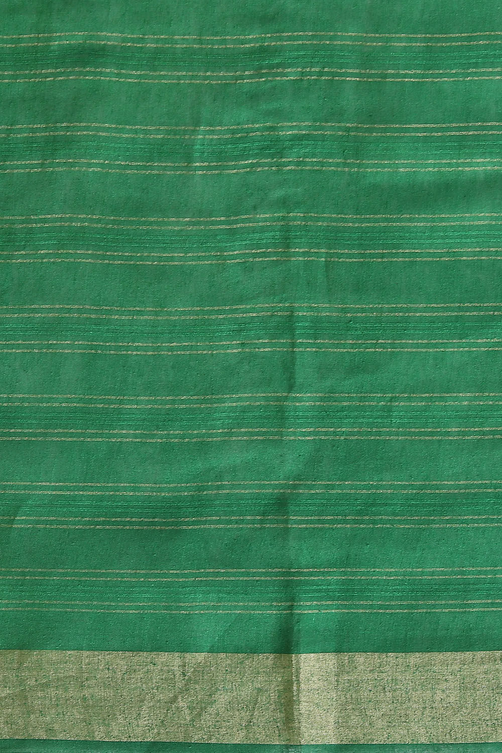 Green Pure Tussar Silk Bhagalpuri Saree image number null