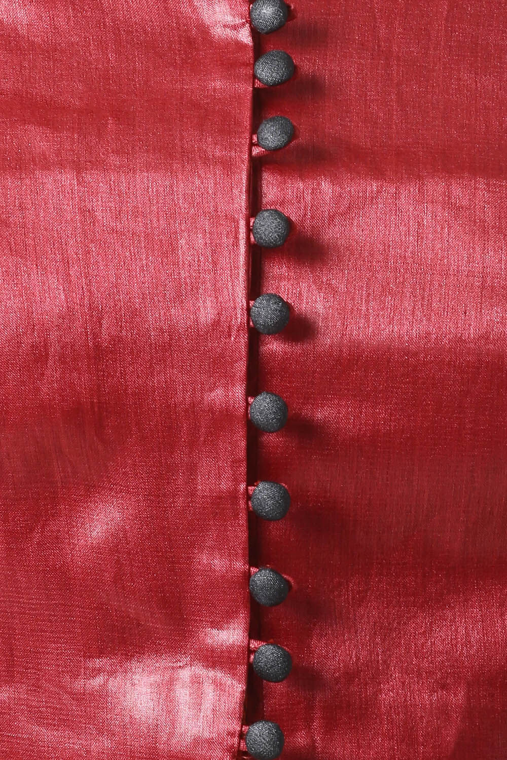Tomato Red Tussar Blouse image number null