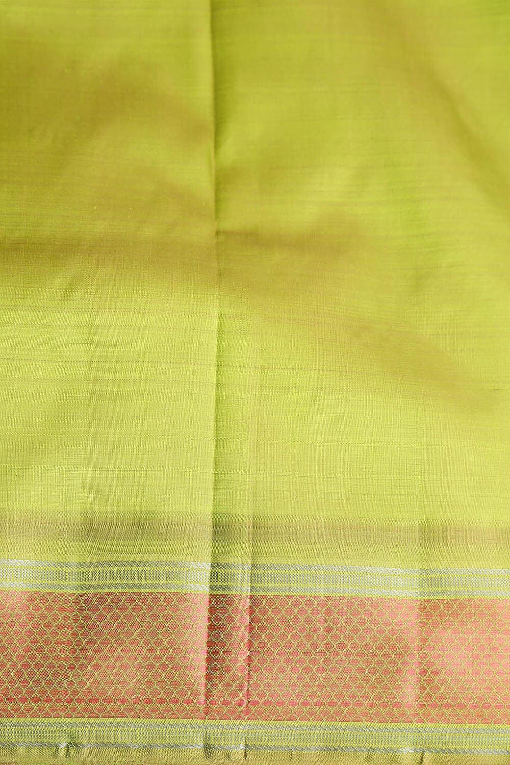 Light Green Pure Silk Kanjivaram Saree image number null