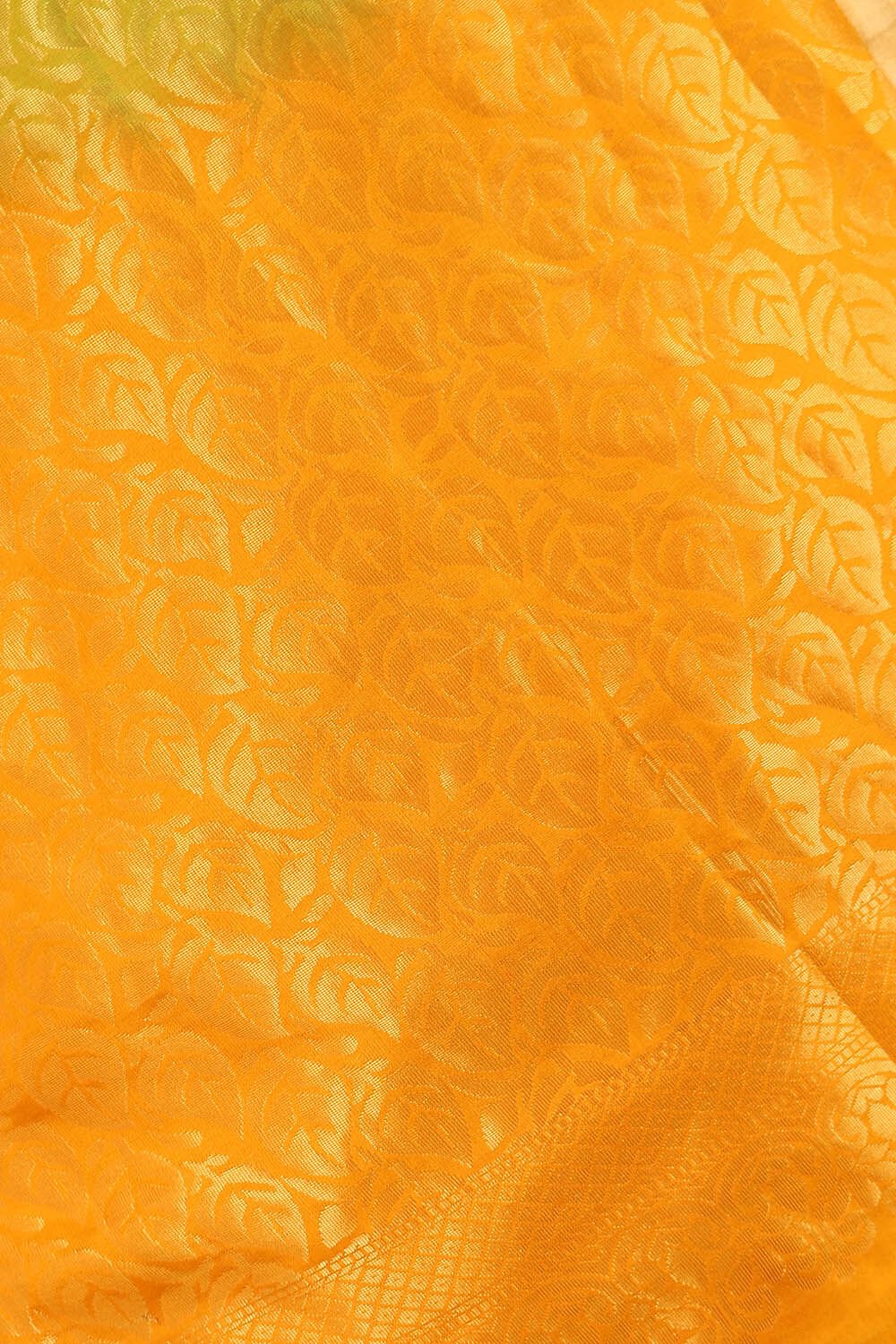 Green Pure Soft Silk Saree image number null