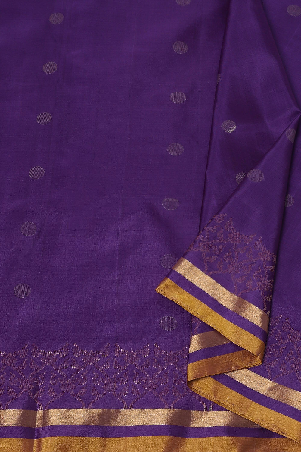 Violet Pure Soft Silk Saree image number null