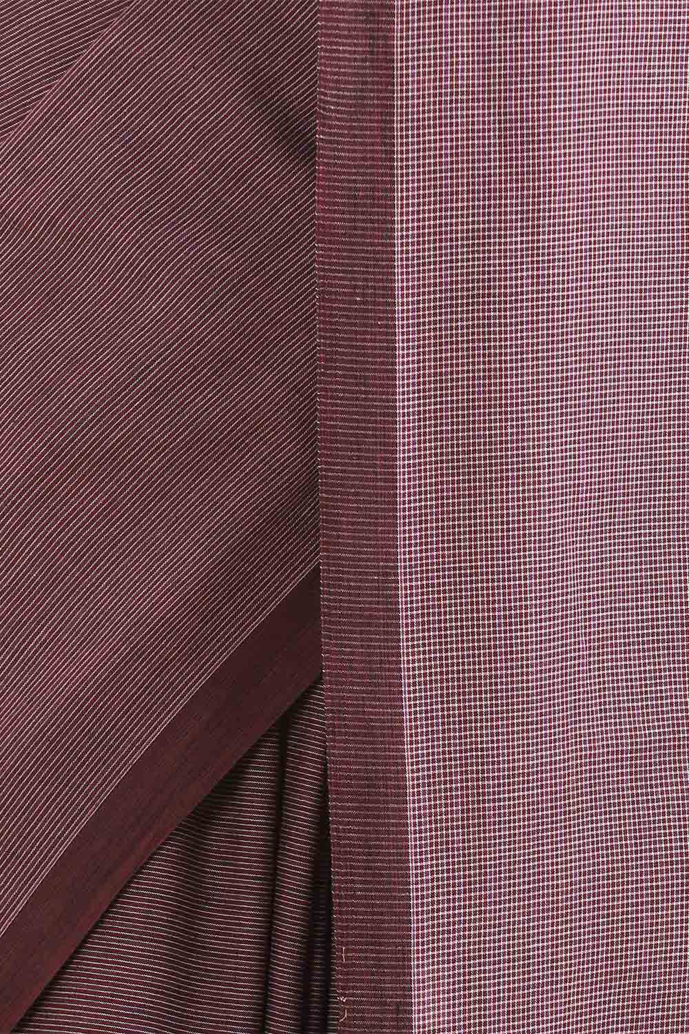 Brown Pure Cotton Bengal Saree image number null