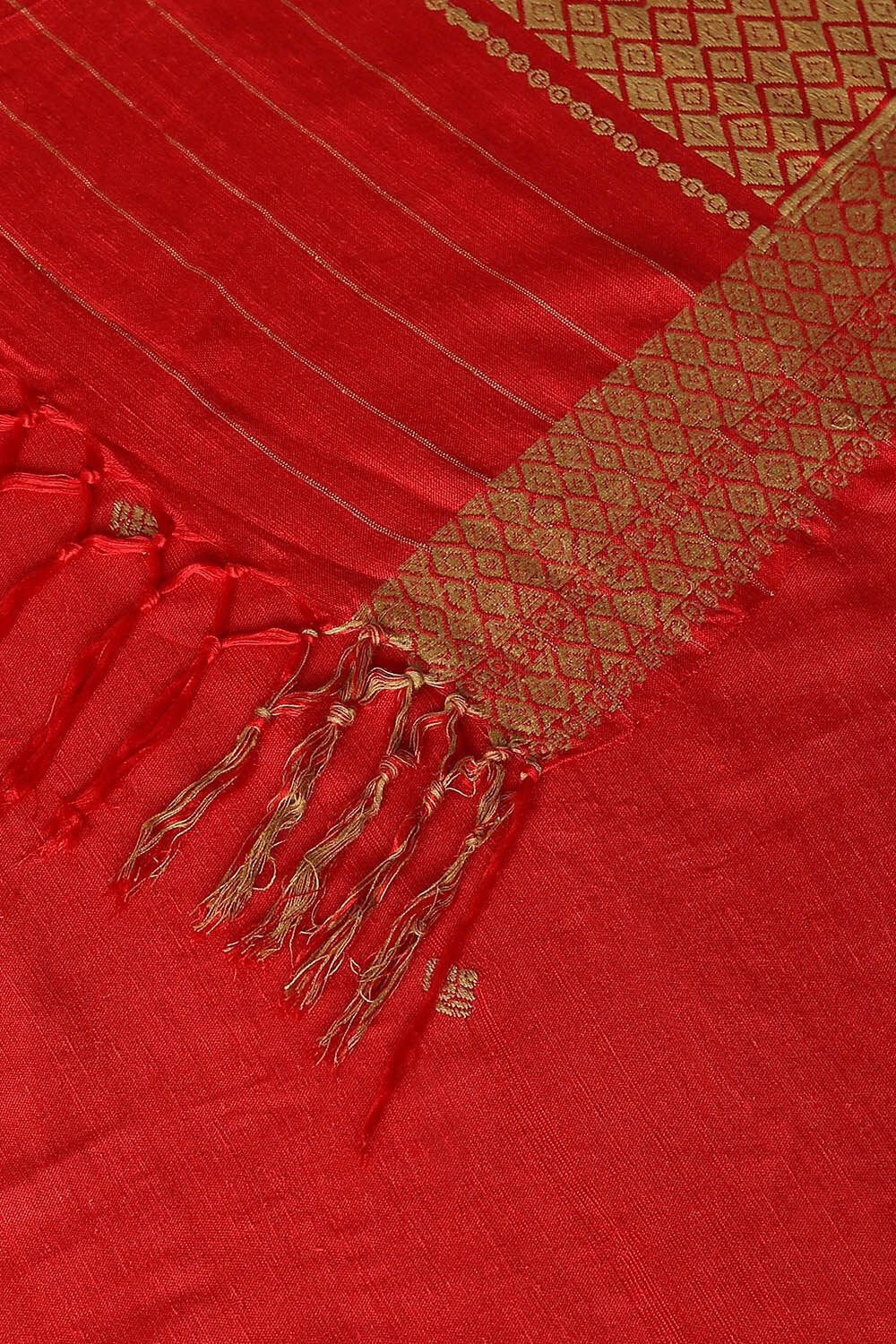 Red Modal Eri Assam Saree image number null