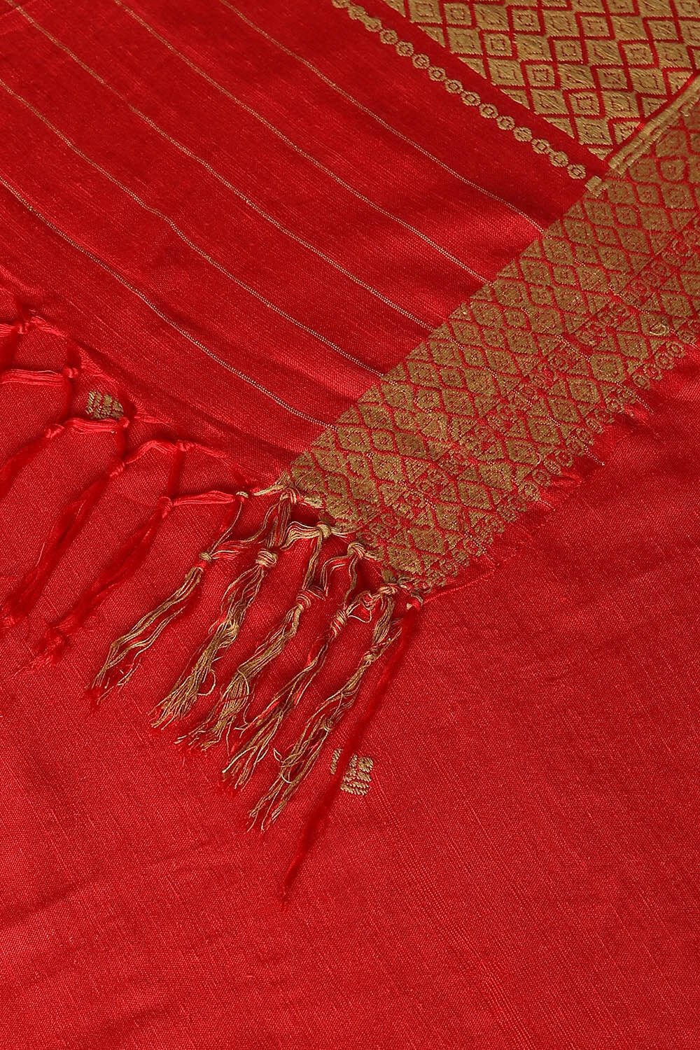Red Modal Eri Assam Saree image number null