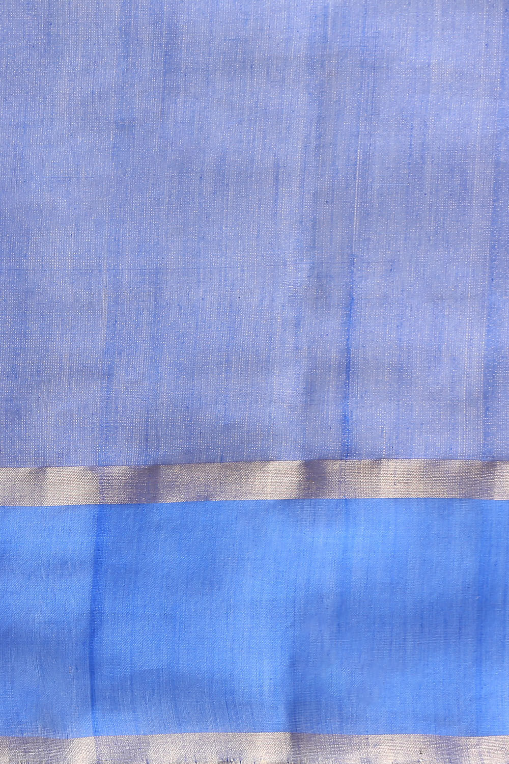 Light Blue Pure Cotton Tissue Chanderi Saree image number null