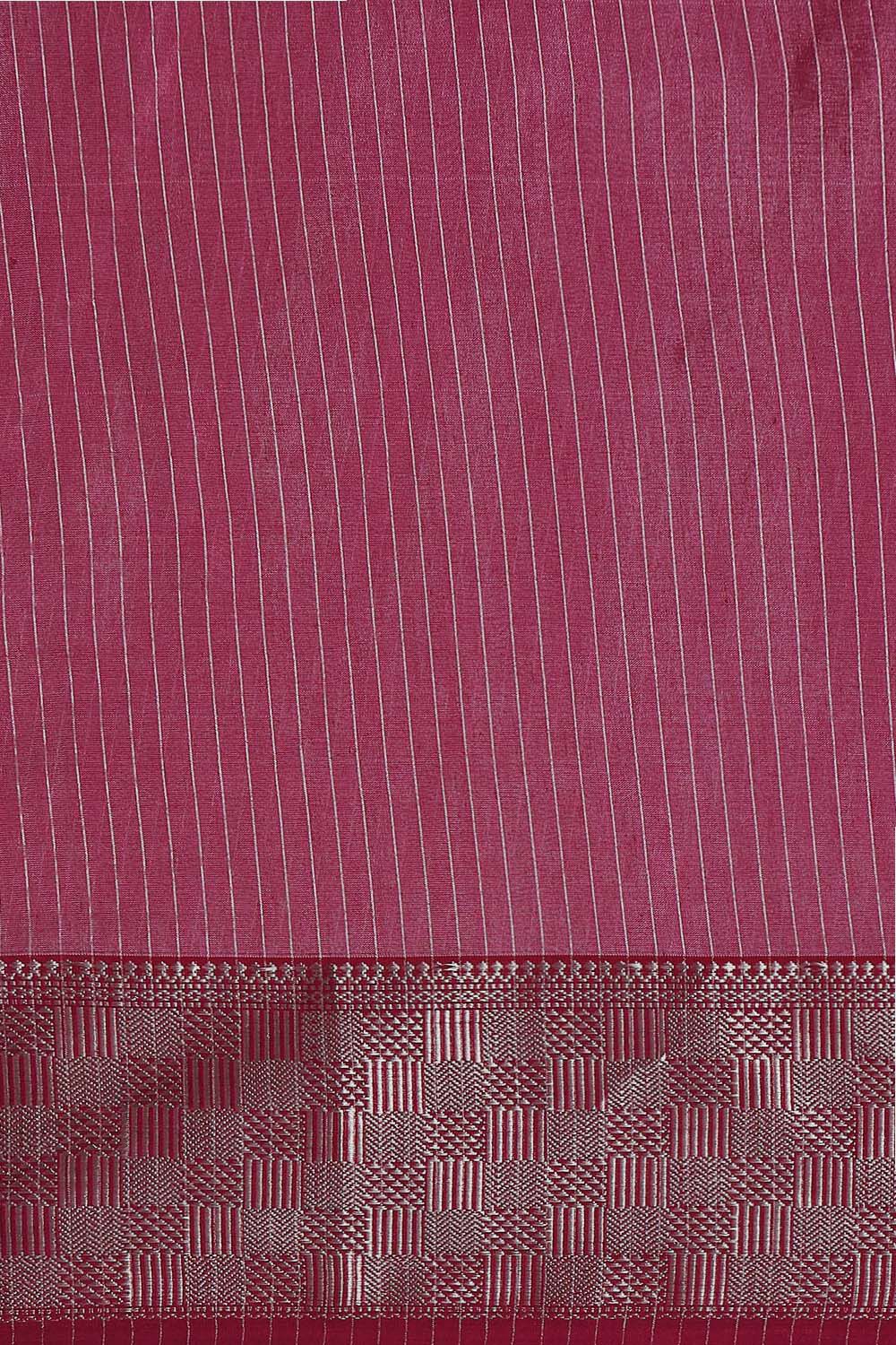 Pink Pure Silk Maheswari Saree image number null