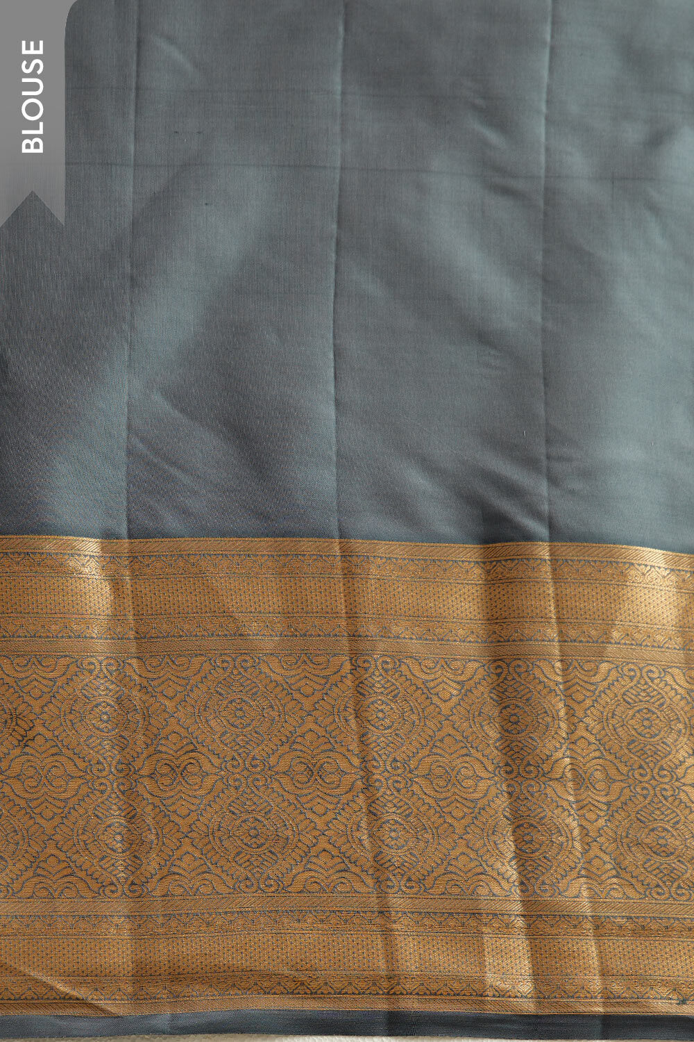Blue Woven Silk Viscose Saree image number null