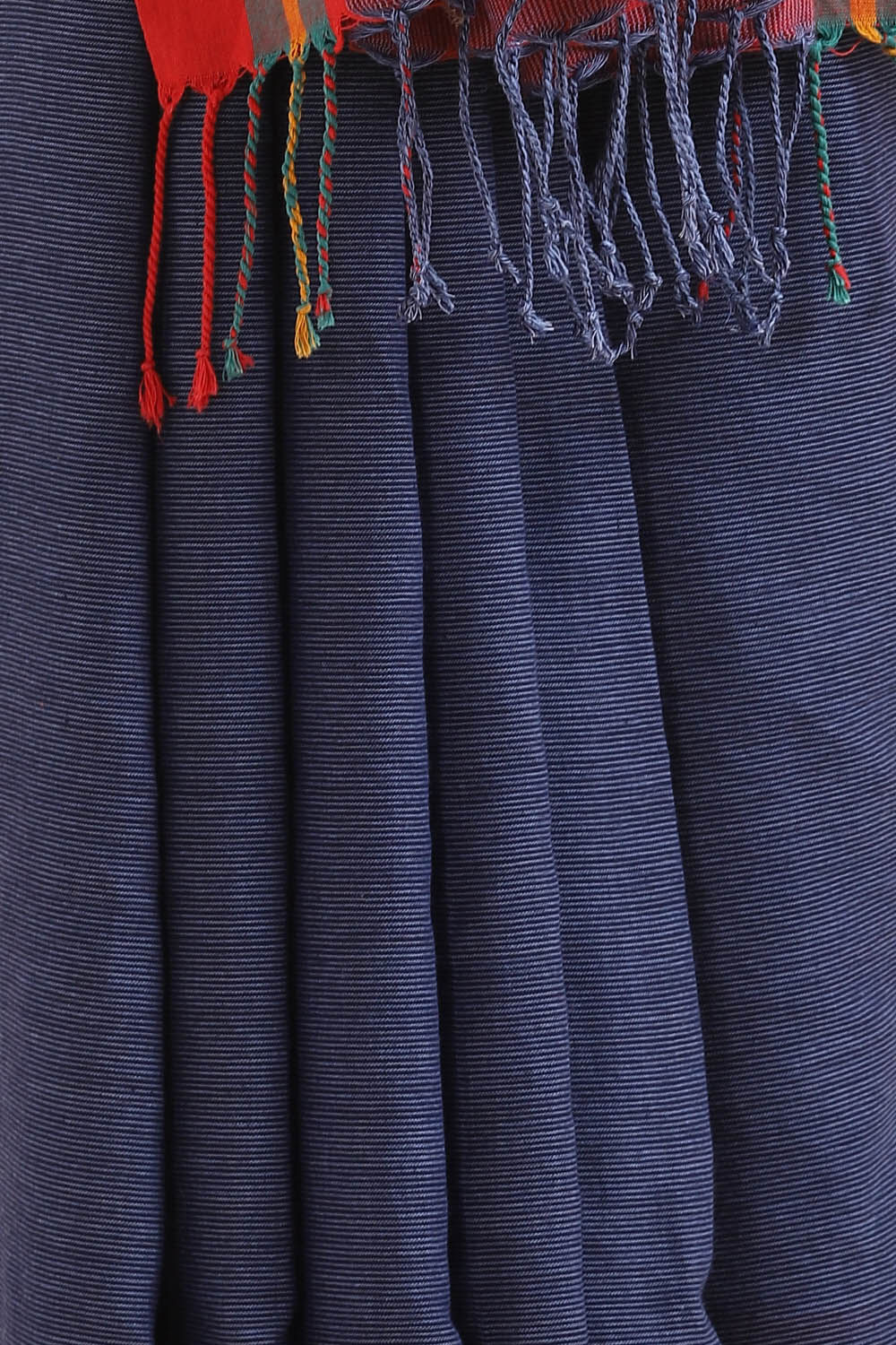 Blue Pure Cotton Bengal Saree image number null