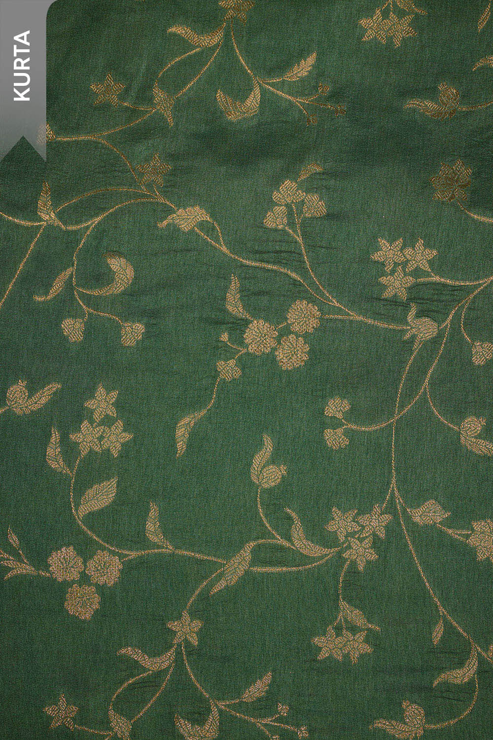 Green Pure Viscose Woven Unstitched Suit Set image number null