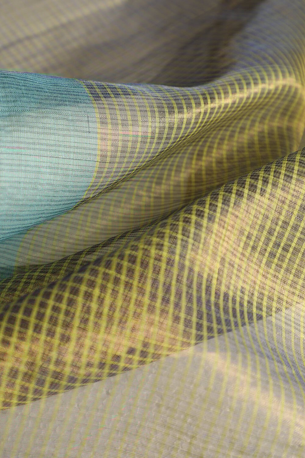 Blue Pure Silk Cotton Woven Maheshwari Saree image number null