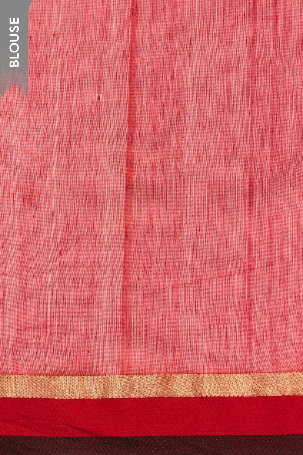 Red Silk Cotton Chanderi Eknaliya Saree image number null