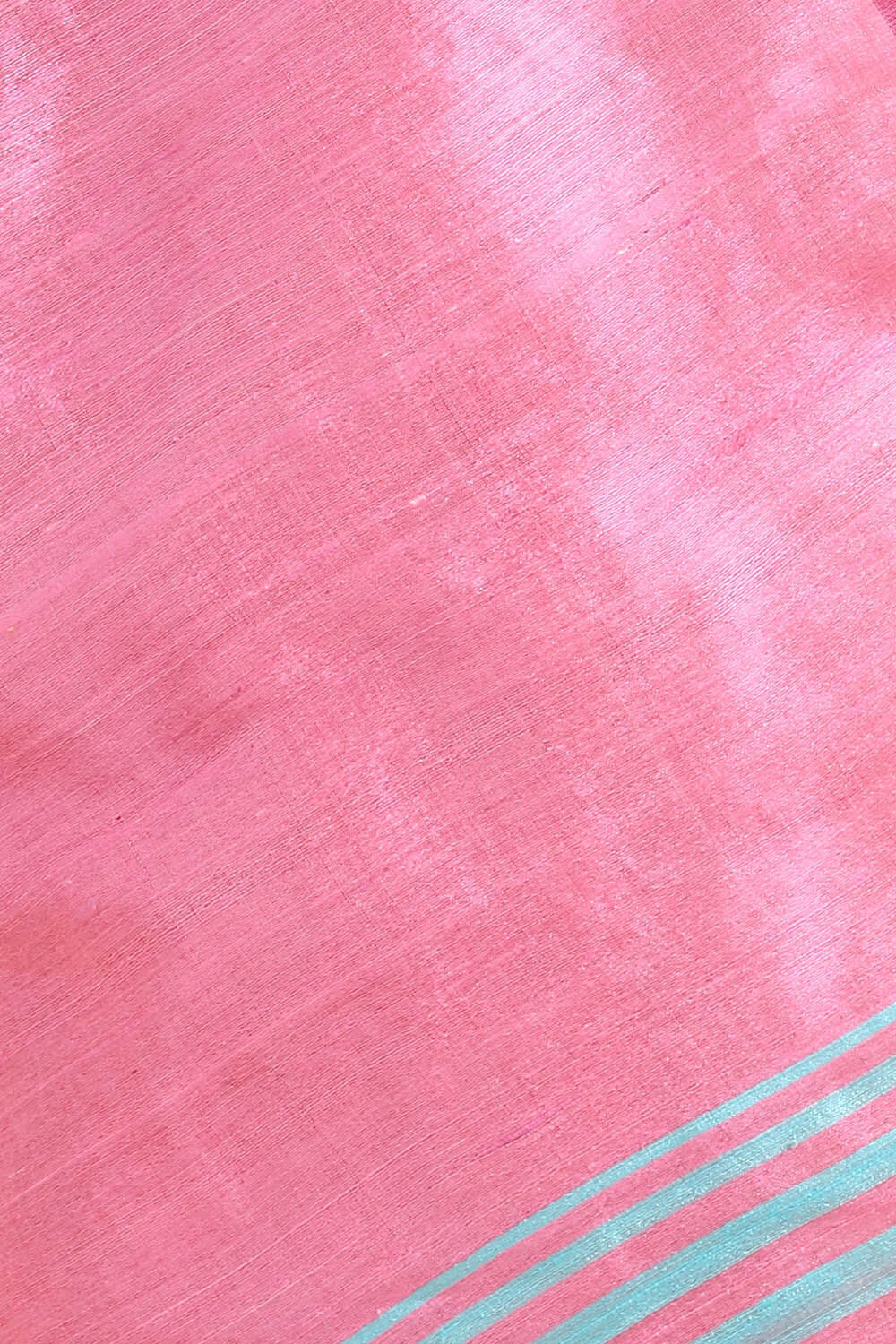 Pink Pure Tussar Silk Bhagalpuri Saree image number null