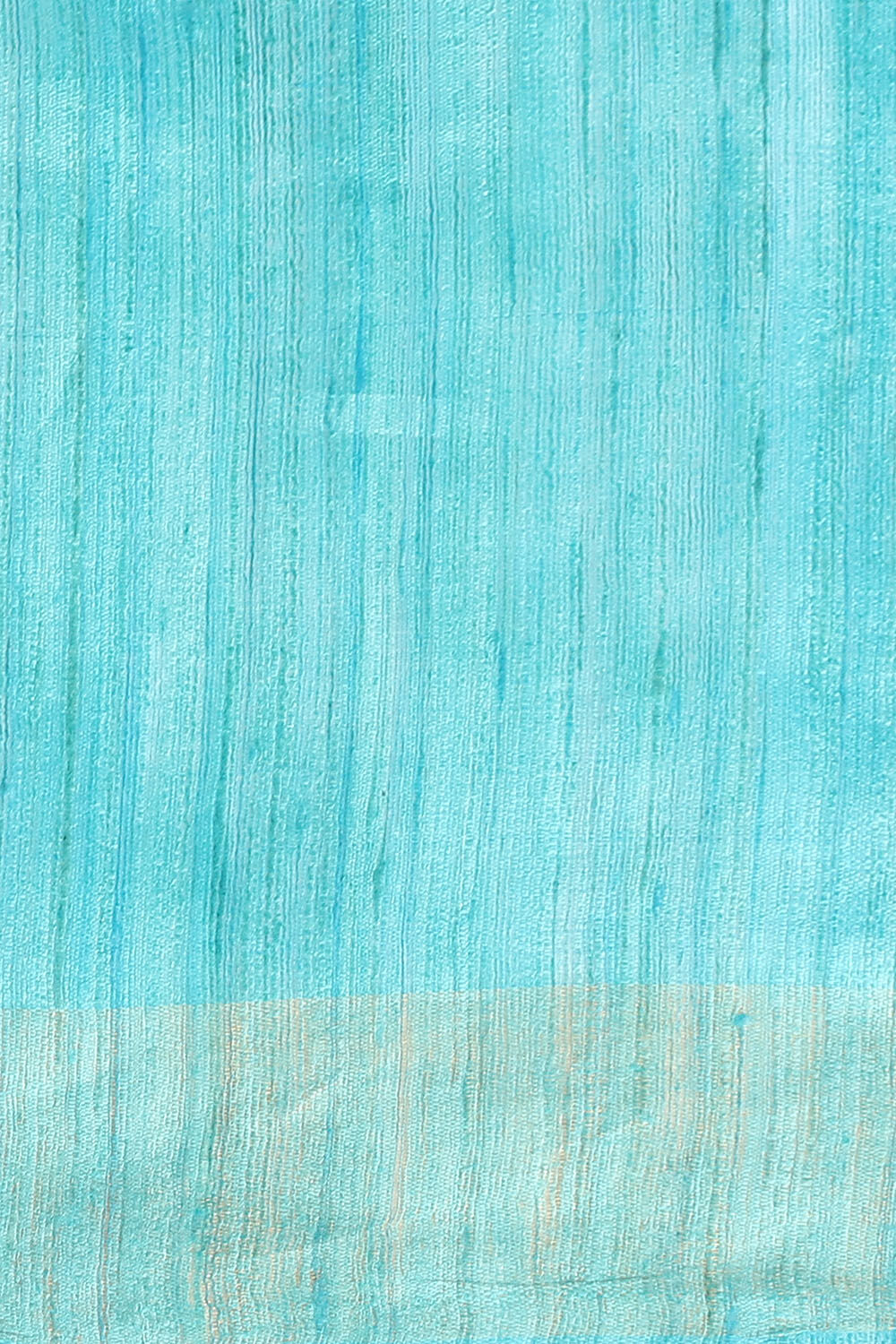 Light Blue Pure Tussar Silk Tie and Dye Saree image number null