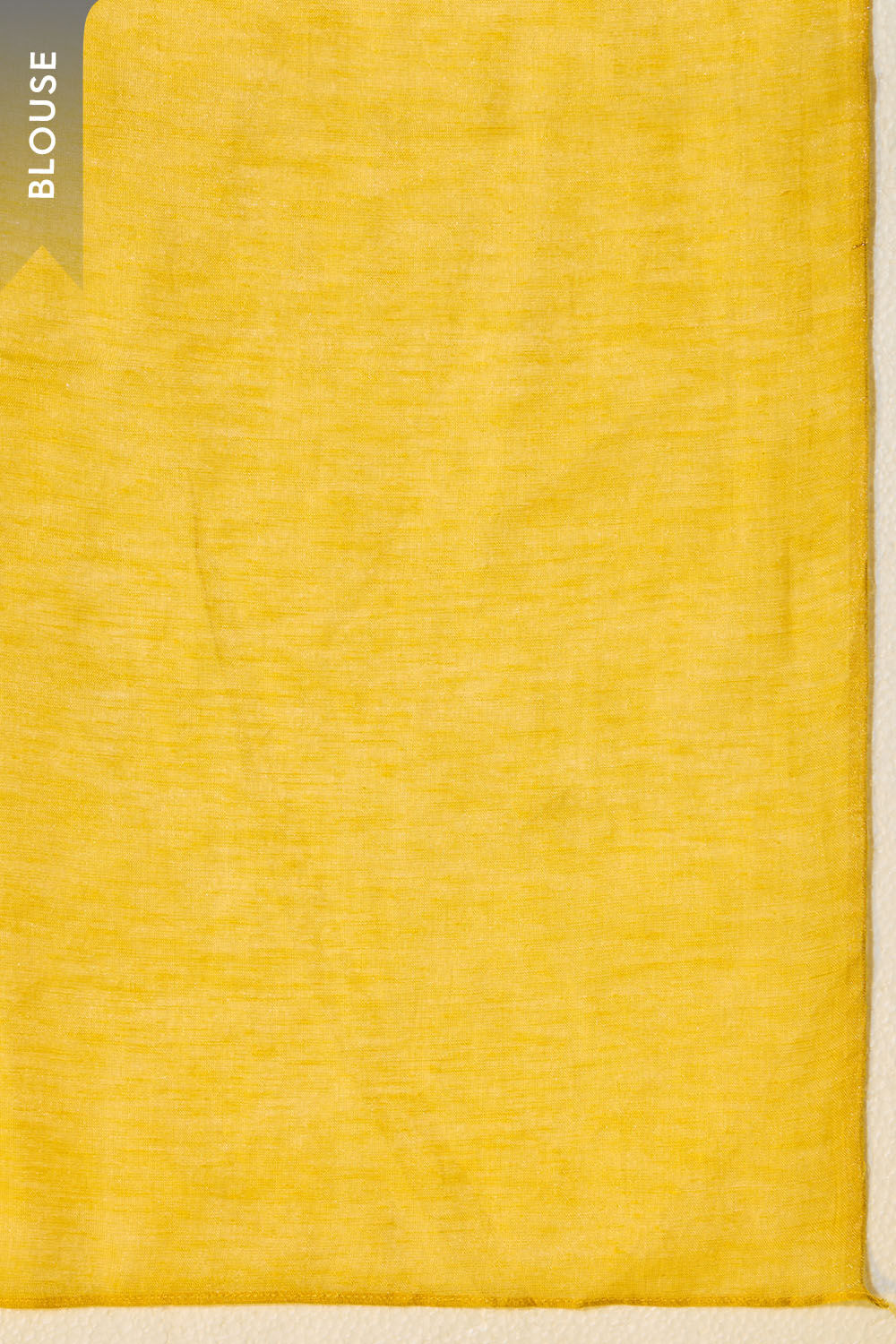 Yellow  Pure Tissue Linen Embroidered Saree image number null
