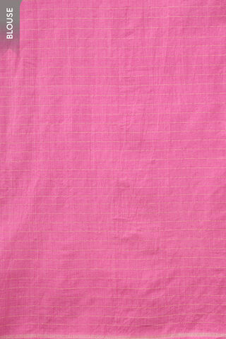 Pink Bengal Pure Tussar Cotton Jamdani Saree thumbnail image number null