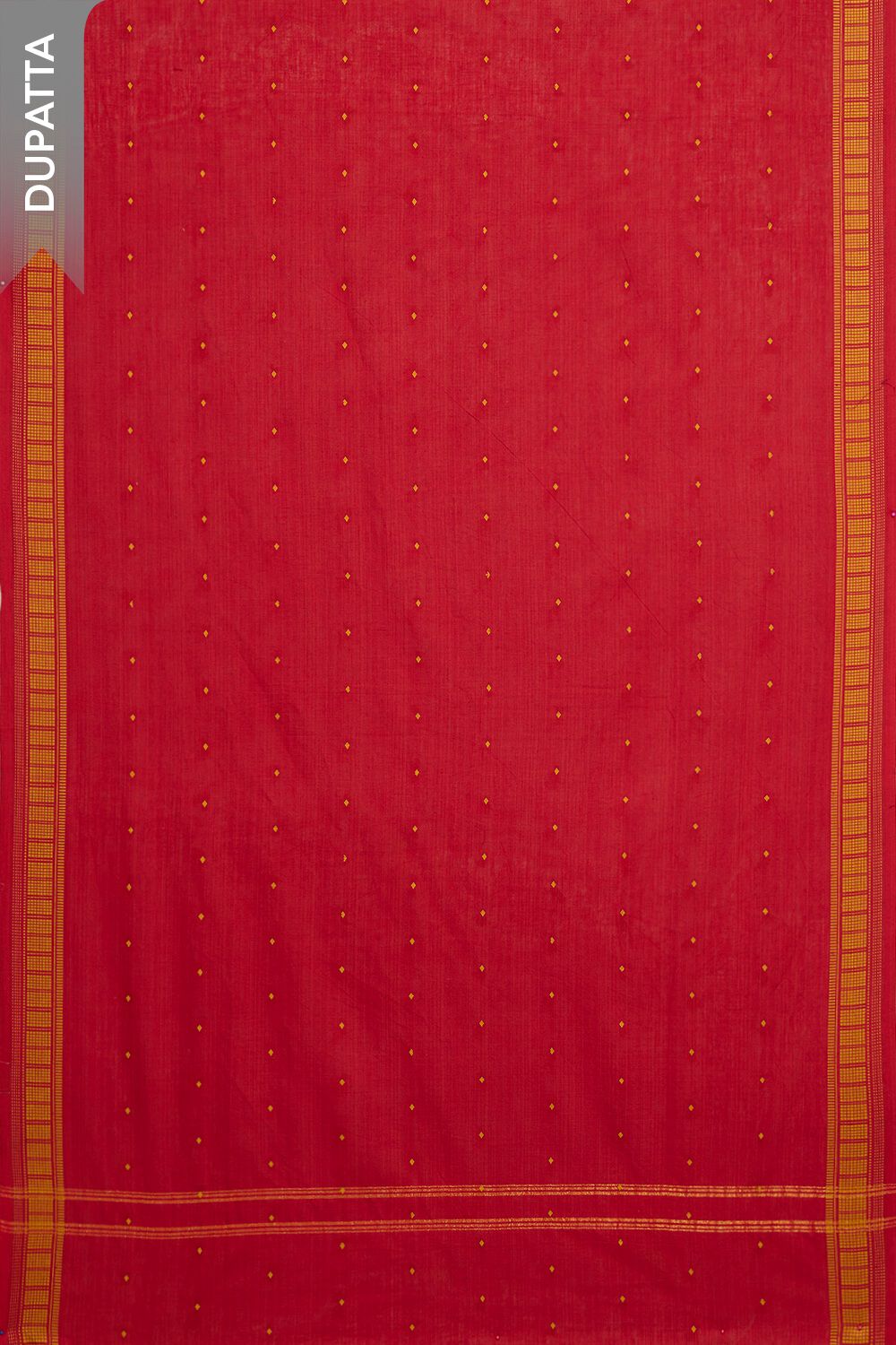 Dark Red Woven Pure Cotton Unstitched Suit Set image number null