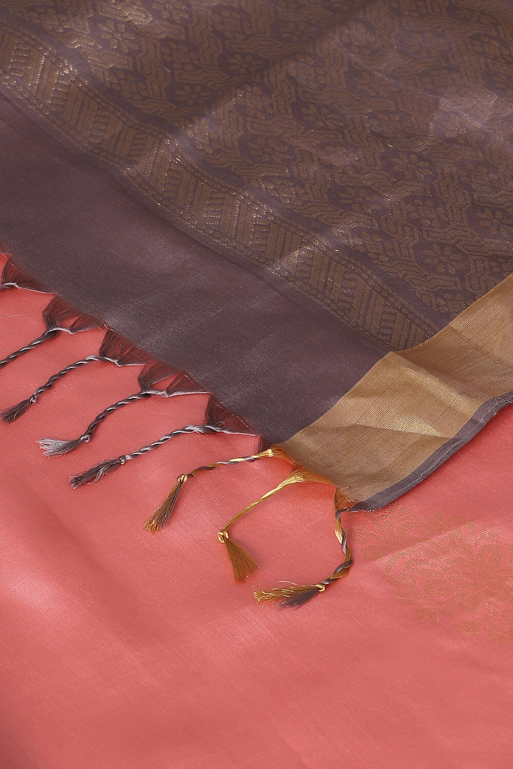 Light Pink Pure Silk South Saree image number null
