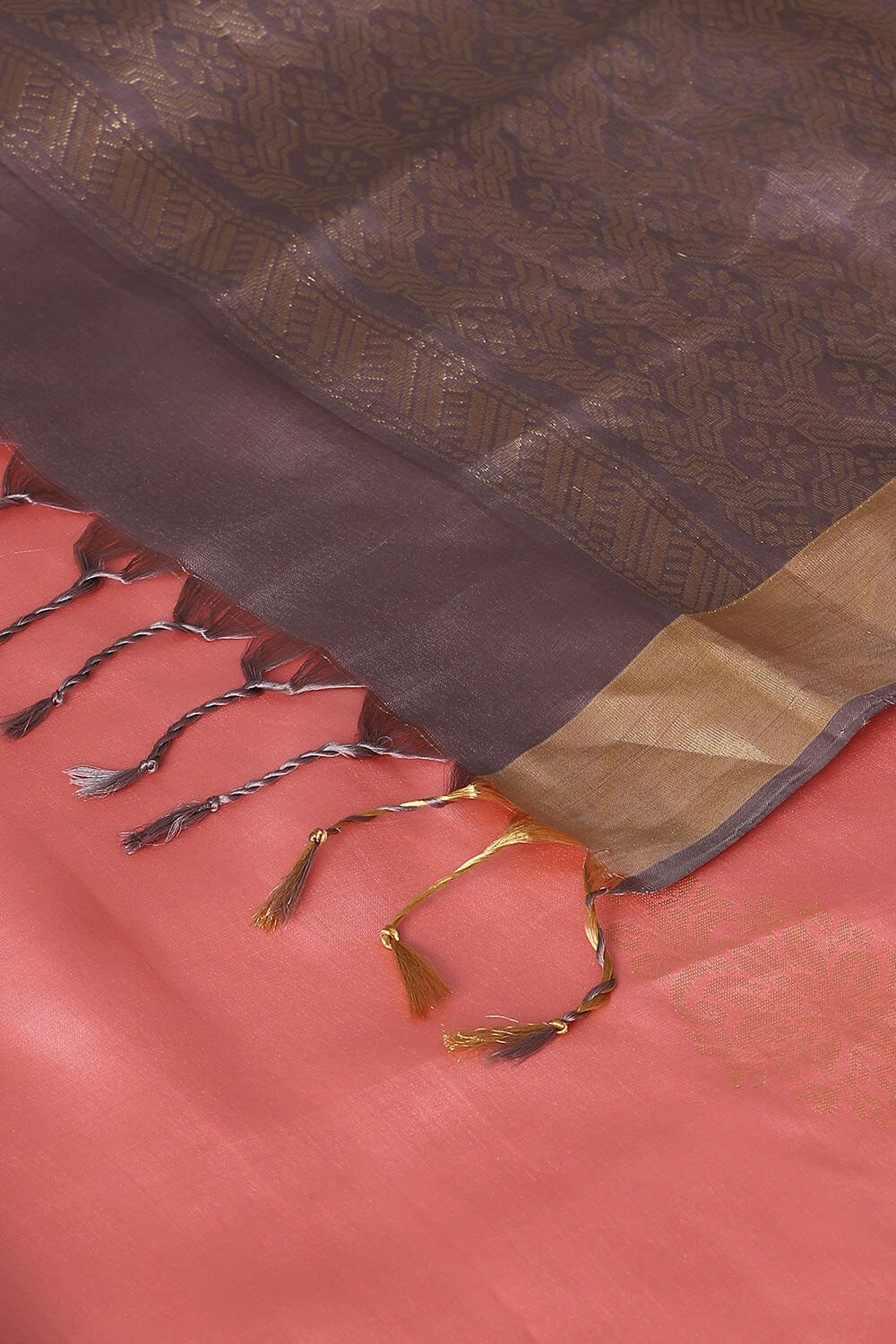 Light Pink Pure Silk South Saree image number null