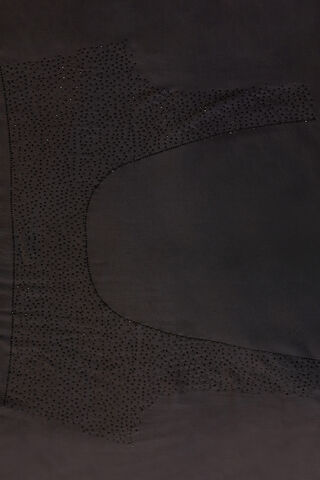 Black Crystal Viscose Satin Saree thumbnail image number null