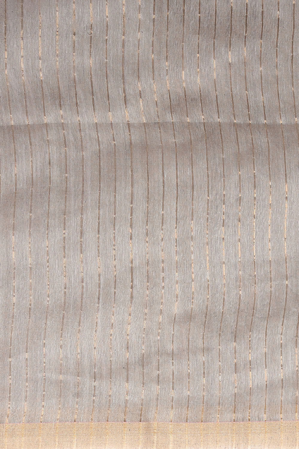 Grey Pure Silk Vanya Bengal Saree image number null