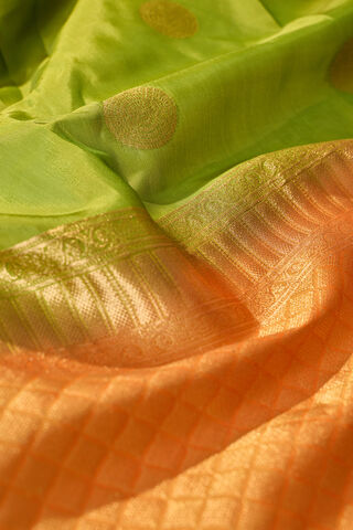 Green Woven Apsara Silk Viscose Saree thumbnail image number null