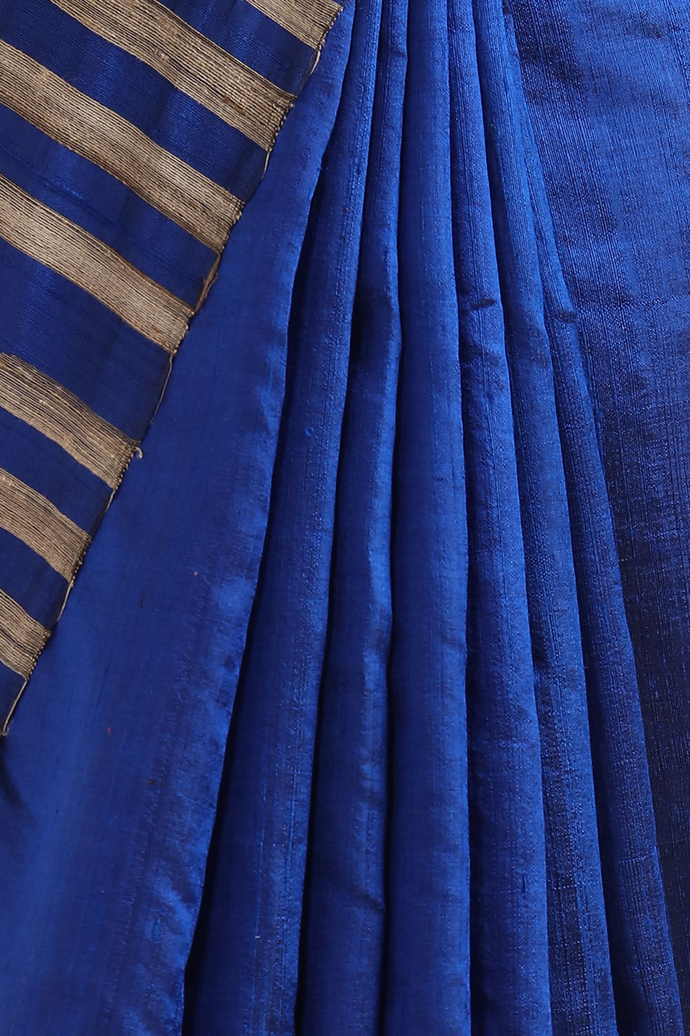 Blue Pure Silk Woven Saree image number null