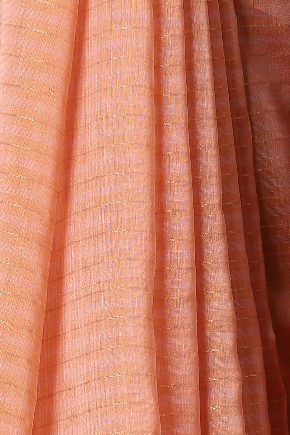 Light Orange Pure Silk Cotton Maheswari Saree image number null