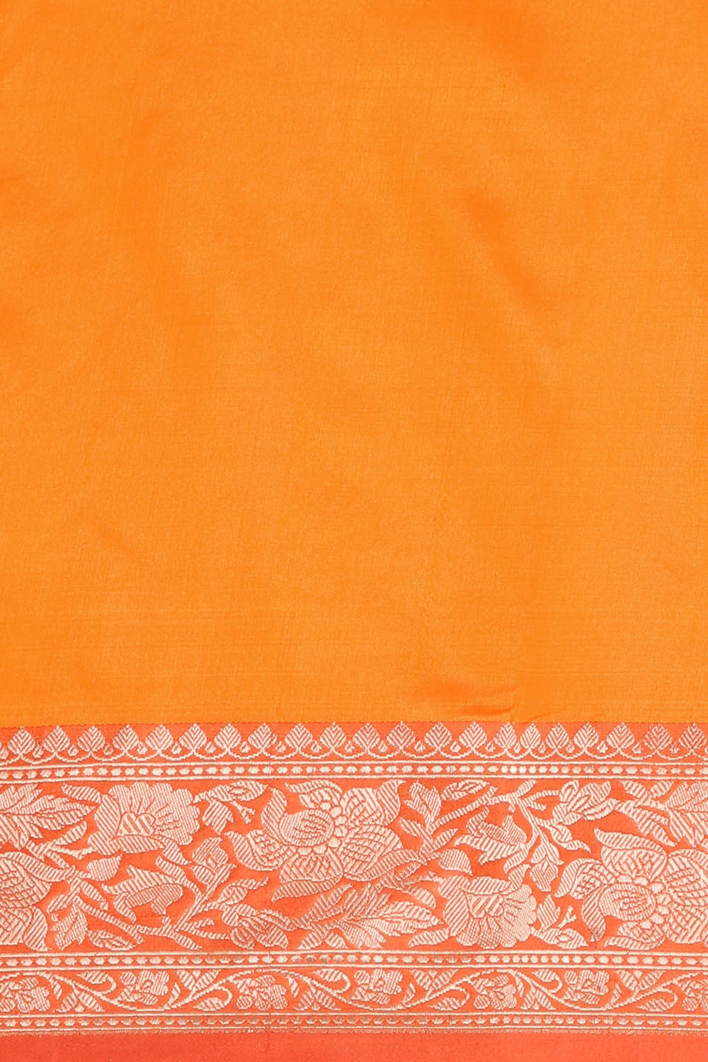 Light Orange Pure Silk Banarasi Saree image number null