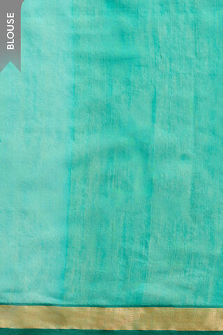 Blue Woven Pure Silk Cotton Chanderi Saree thumbnail image number null