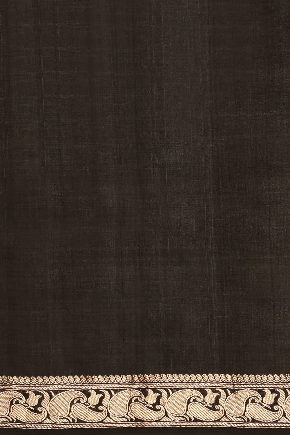 Black Silk Viscose Woven Saree image number null