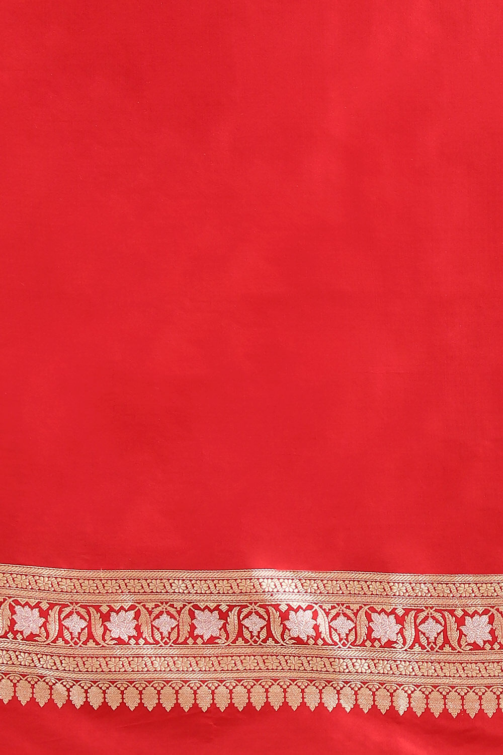 Red Pure Silk Banarasi Saree image number null