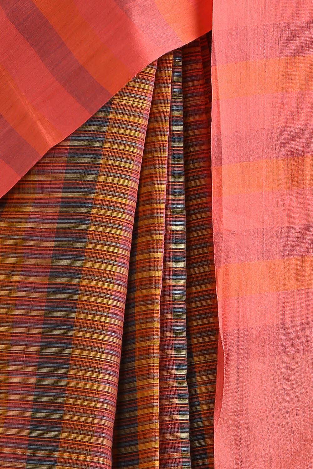 Multicolored Pure Cotton Naranyanpet Saree image number null
