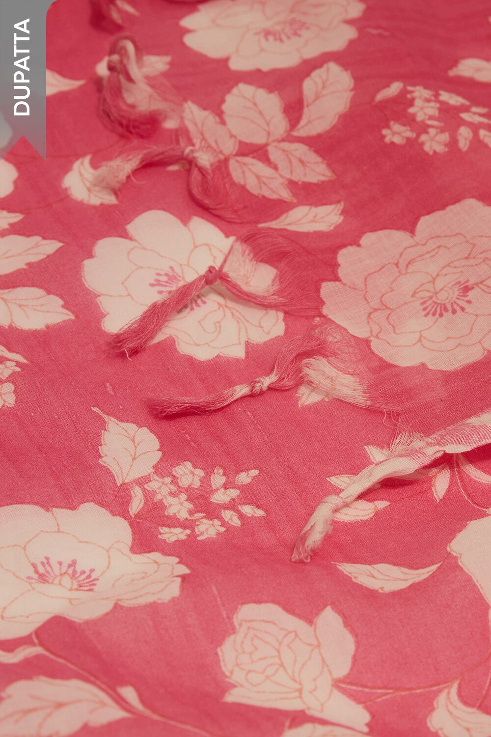 Light Pink Embroidered Pure Cotton Unstitched Suit Set image number null