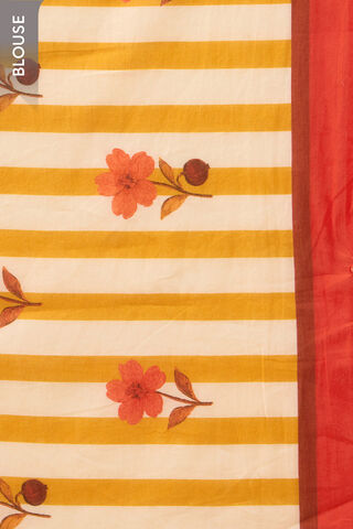 Dark Red Embroidered Pure Cotton Kota Saree thumbnail image number null