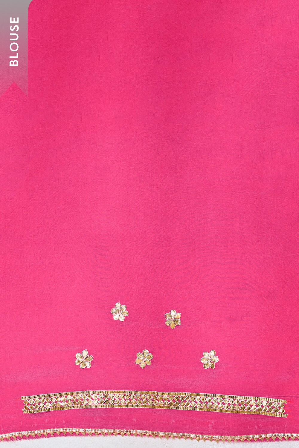 Pink Pure Silk Georgette Embroidered Saree image number null