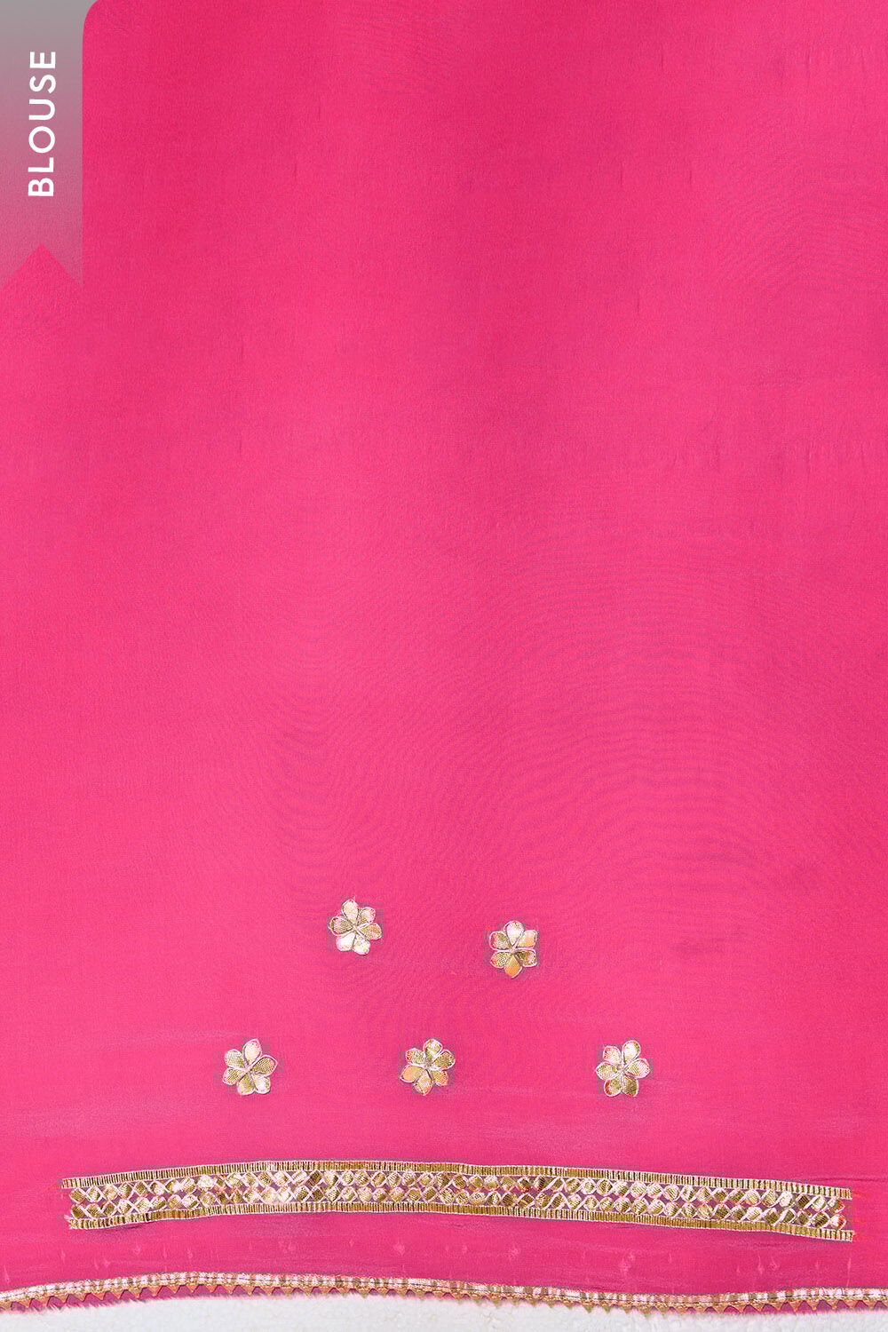 Pink Pure Silk Georgette Embroidered Saree image number null