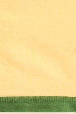 Light Yellow Pure Cotton Woven Bengali Saree thumbnail image number null